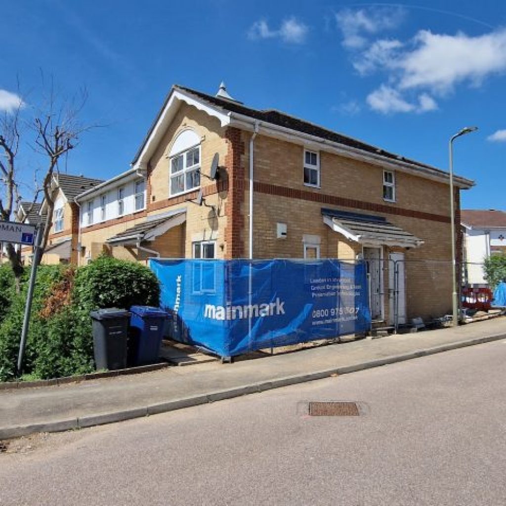 Mainmark - Cementitious grouting used to re-level and stabilise London residential housing instead of traditional underpinning