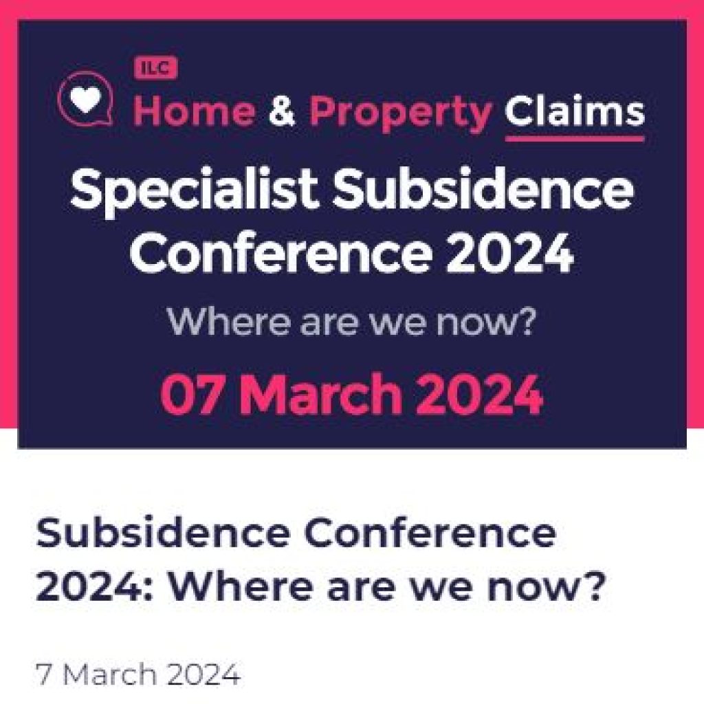 Subsidence Forum at I Love Claims